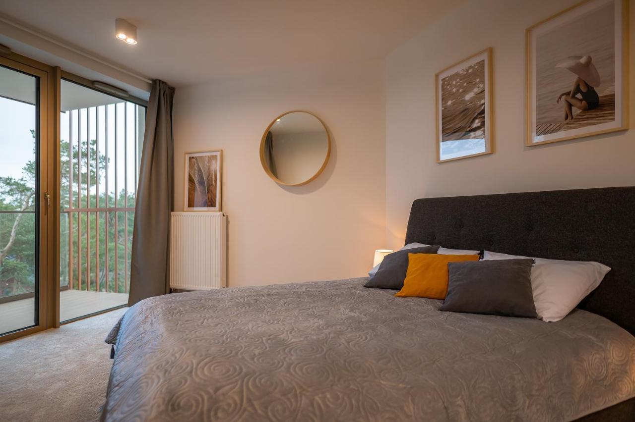 Pinea Sky Premium Apartament Z Widokiem Na Morze Ze Spa I Basenem Przy Plazy โปเบียโรโว ภายนอก รูปภาพ